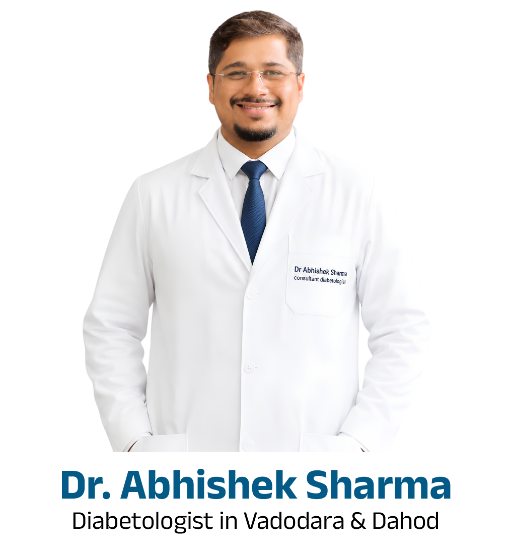 Dr. Abhishek Sharma Consultant Diabetologist in Vadodara & Dahod