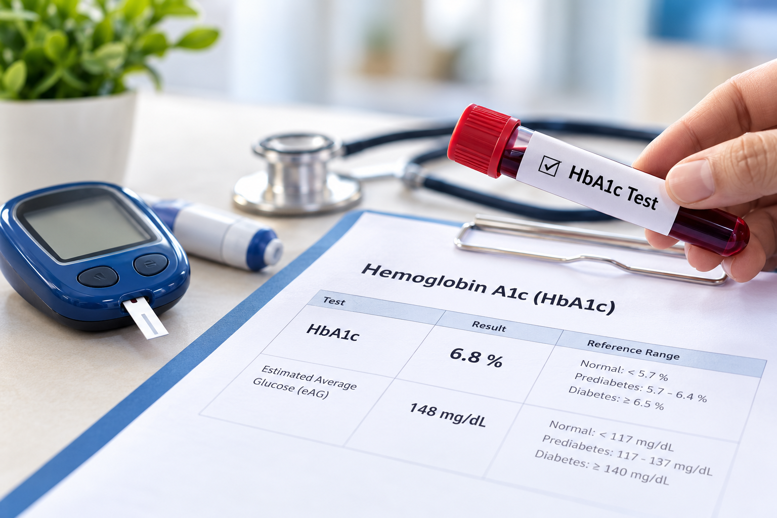 HbA1c Testing and Diabetes Report
